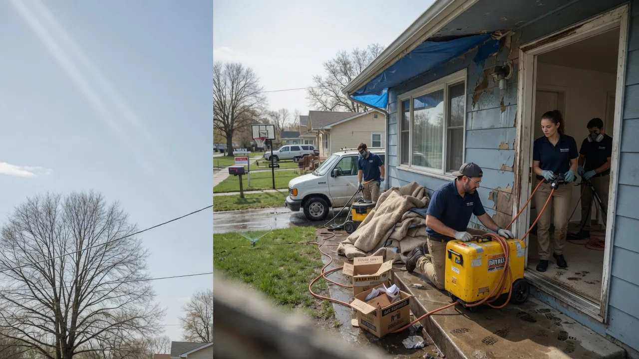 Basement Flood Cleanup in El Prado, NM near me